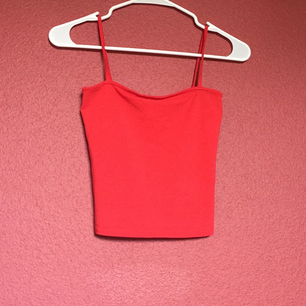 Red Crop Top